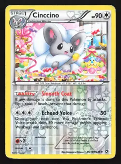 Cinccino RC19 Legendary Treasures: Radiant Collection Holo Pokemon Card - Image 1