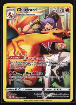 Charizard TG03 SWSH11: Lost Origin Trainer Gallery Ultra Rare Pokemon Card - Image 1