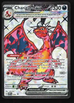 Charizard ex 056 SV: Scarlet & Violet Black Star Promo Pokemon Card - Image 1