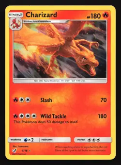 Charizard 5/18 Detective Pikachu Holo Rare Pokemon Card - Image 1