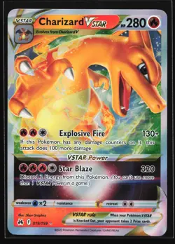 Charizard VSTAR 019/159 Crown Zenith Ultra Rare Pokemon Card - Image 1