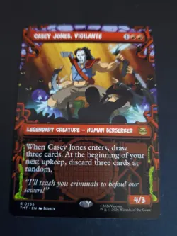 Casey Jones Vigilante - Showcase - Teenage Mutant Ninja Turtles MtG- NM - Image 1
