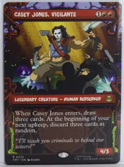 Casey Jones, Vigilante (0235) [New, Near Mint] Showcase Art {TMNT SLD} - Image 1
