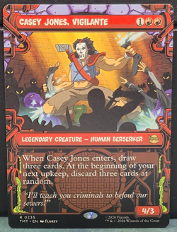 Casey Jones Vigilante 235 SHOWCASE TMNT Teenage Mutant Ninja Turtles MTG NM Card - Image 1