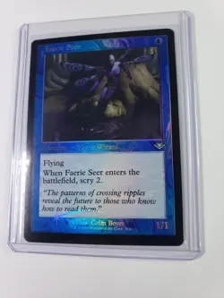 Magic The Gathering Faerie Seer (Retro Frame) Modern Horizons Foil 1/1 - Image 3