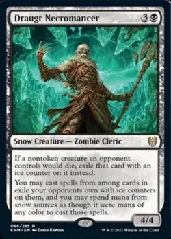 Draugr Necromancer [Kaldheim] Foil Near Mint - Image 1