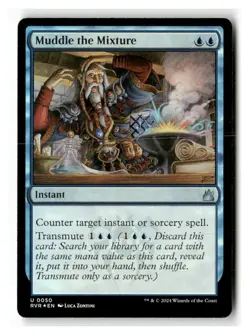 Muddle the Mixture 50 Uncommon Ravnica Remastered Magic: The Gathering Foil NM - Image 1