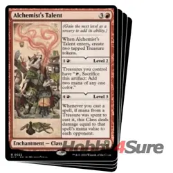 Alchemist's Talent X4 M/NM Magic: The Gathering MTG Bloomburrow: Commander - Image 1