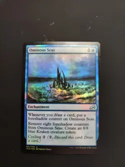 MTG Ominous Seas Ikoria: Lair of Behemoths 061/274 FOIL Magic The Gathering -NM - Image 1