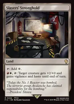 Slayers' Stronghold - #424 - CMR: Final Fantasy - NM MTG - Image 1