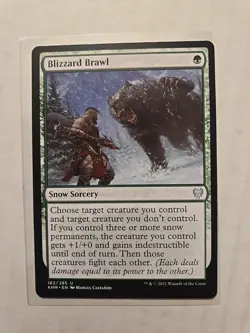 Blizzard Brawl - Kaldheim - LP - Uncommon - Sorcery - Image 1