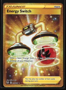 Energy Switch 212/195 SWSH12: Silver Tempest Secret Rare Pokemon Card - Image 1