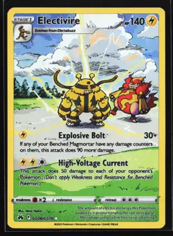 Electivire GG08/GG70 Crown Zenith: Galarian Gallery Ultra Rare Pokemon Card - Image 1