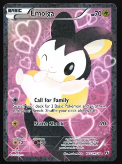 Emolga (Full Art) RC23 Legendary Treasures Radiant Collection Ultra Rare Pokemon - Image 1
