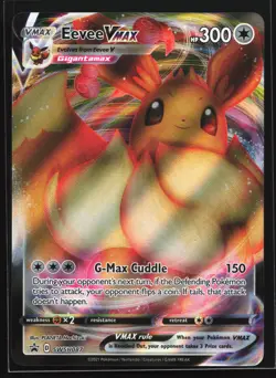 Eevee VMAX SWSH087 SWSH: Sword & Shield Black Star Promo Pokemon Card - Image 1