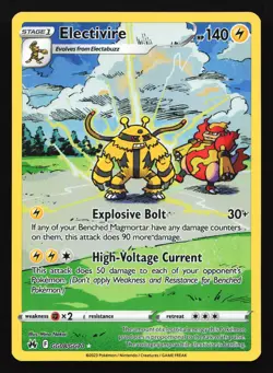 Electivire GG08/GG70 Crown Zenith: Galarian Gallery Ultra Rare Pokemon Card - Image 1