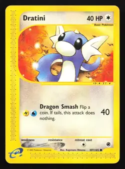 Dratini 107/165 Expedition Common Pokemon Card - Image 1