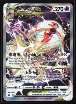 Deoxys VSTAR GG46 Crown Zenith: Galarian Gallery Ultra Rare Pokemon Card - Image 1