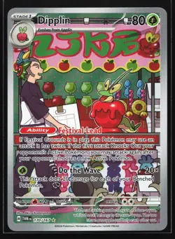 Dipplin 170/167 SV06: Twilight Masquerade Illustration Rare Pokemon Card - Image 1