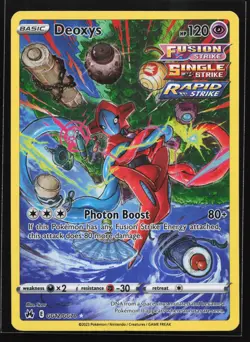Deoxys GG12/GG70 Crown Zenith: Galarian Gallery Ultra Rare Pokemon Card - Image 1