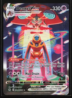 Deoxys VMAX GG45/GG70 Crown Zenith: Galarian Gallery Ultra Rare Pokemon Card - Image 1