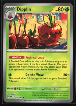 Dipplin (Master Ball) 010/131 SV: Prismatic Evolutions Holo Pokemon Card - Image 1