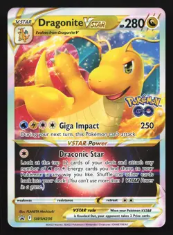 Dragonite VSTAR SWSH236 Sword & Shield Black Star Promo Pokemon Card - Image 1