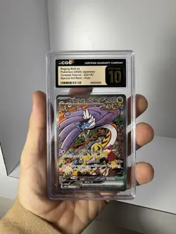 Pokemon Raging Bolt ex Special Art Rare Holo CGC 10 Sv8a 222/187 Japanese 2024 - Image 1