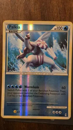 Pokemon TCG Palkia 19/95 Call of Legends Reverse Holo Rare Basic 100 HP 2011 - Image 1