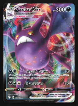 Crobat VMAX 045/072 Shining Fates Ultra Rare Pokemon Card - Image 1