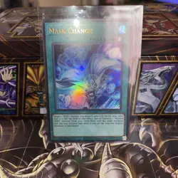 Yu-Gi-Oh! Mask Change MZMU-EN071 Ultra Rare, 1st Edition NM - Image 1