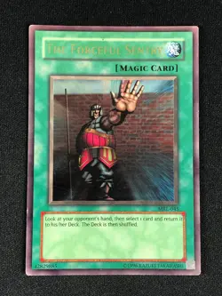 YUGIOH THE FORCEFUL SENTRY MRL-045 ULTRA HP/ CREASES - Image 1