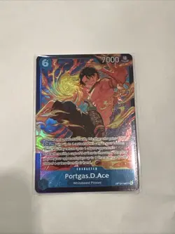 One Piece TCG OP13-119 Portgas.D.Ace Store Treasure Cup Winner Promo Sealed - Image 1