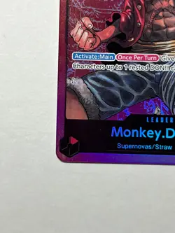 Monkey.D.Luffy ST01-001 One Piece Starter Deck 1 Straw Hat Crew Foil - Image 4