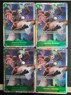 Jewelry Bonney - OP07-026 One Piece TCG Card Game (X4) PRB02 - Image 1