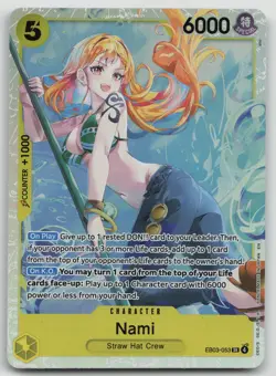 One Piece Nami EB03-053 SR HEROINES EDITION ENGLISH NM - Image 1