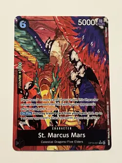ONE PIECE TCG St. Marcus Mars (Alternate Art) OP13-091 Carrying On His Will Foil - Image 1