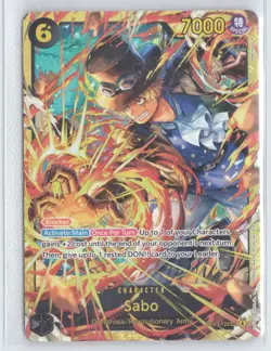Sabo (120) OP13-120 Secret Rare Carrying On His Will One Piece Near Mint - Image 1