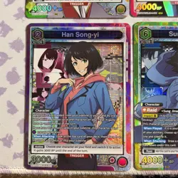 Solo Leveling Union Arena Lot of 8 SR & AP NM 2x Sung Jinwoo Included - Image 4