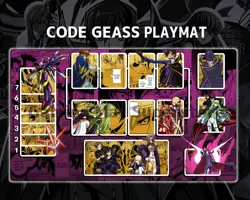 One Piece Card CG purple - Union Arena mat Gaming Desk Playmat mat - Image 1