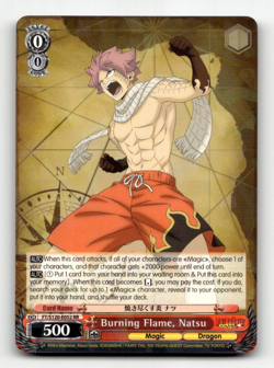 Weiss Burning Flame, Natsu (RR) - FAIRY TAIL 100 YEARS QUEST - Image 1