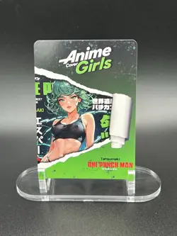 Custom One Punch Man: TATSUMAKI WAIFU CARD - Image 2