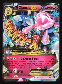 M Diancie EX XY44 XY Black Star Promo Pokemon Card - Image 1