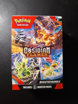 Pokeman Trading Cards Scarlet And Violet Obsidian Flames. Not sealed. - Image 1