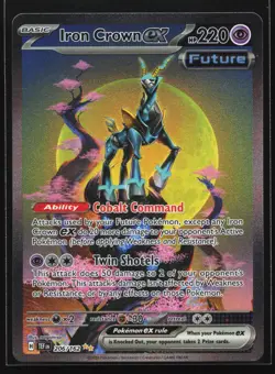 Iron Crown ex 206/162 Temporal Forces Special Illustration Rare Pokemon Card - Image 1