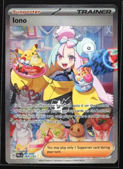 Iono 269/193 SV02: Paldea Evolved Special Illustration Rare Pokemon Card - Image 1