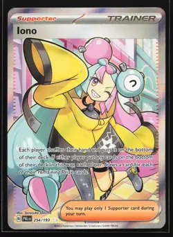 Iono 254/193 SV02: Paldea Evolved Ultra Rare Pokemon Card - Image 1
