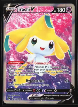 Jirachi V (Full Art) 170/189 SWSH10: Astral Radiance Ultra Rare Pokemon Card - Image 1
