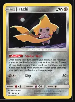 Jirachi 99/181 SM - Team Up Holo Rare Pokemon Card - Image 1