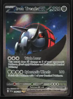 Iron Treads ex 248/198 Scarlet & Violet Special Illustration Rare Pokemon Card - Image 1